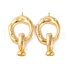 Brass Fold Over Clasps KK-U016-15G-1