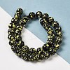 Synthetic Gemstone Dyed Beads Strands G-P507-03B-04-2