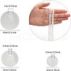 CHGCRAFT 3 Strands 3 Styles Natural Selenite Beads Strands G-CA0001-59-2