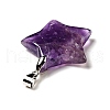 Natural Amethyst Pendants G-I319-04P-05-3