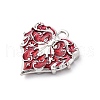 Alloy Enamel Pendants PALLOY-V002-02P-02-2