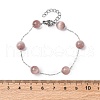 304 Stainless Steel Cable Chain Bracelets BJEW-C094-01P-01-5