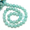Natural White Jade Bead Strands X-G-R346-6mm-17-3