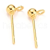 316L Surgical Stainless Steel Round Ball Stud Earring Post STAS-Z035-02G-H-1