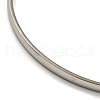 Non-Tarnish 7Pcs PVD Vacuum Plating 202 Stainless Steel Plain Flat Ring Bangle Sets BJEW-M317-14B-P-3