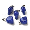 Dyed Natural White Jade Pendants G-Z067-02P-09-2