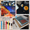 Olycraft Plastic Oil Painting Scraper Knife AJEW-OC0001-16-5