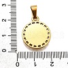 304 Stainless Steel Pendants STAS-B086-10B-G-3