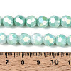 Electroplate Glass Beads Strands EGLA-T021-8mm-15-11-4