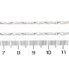 Brass Twisted Bar Link Chain Necklaces NJEW-D302-63P-3