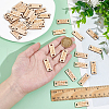 BENECREAT 40Pcs Wood Knitting DIY-BC0013-78-3