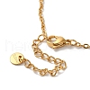 Stainless Steel Crystal Rhinestone Butterfly Tassel Pendant Necklaces for Women NJEW-G145-02G-3