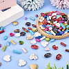 100G Opaque Imitation Gemstone Acrylic Beads MACR-TA0001-53-5