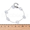 304 Stainless Steel Cable Chain Bracelets BJEW-C094-01P-06-5