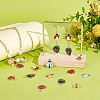   60Pcs 7 Style Alloy Enamel Pendants ENAM-PH0002-75-5
