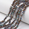 Electroplate Transparent Glass Beads Strands EGLA-A034-T3mm-Q01-1