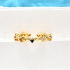 Brass Micro Pave Cubic Zirconia Cuff Rings for Women RJEW-H247-02G-3