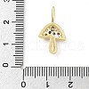 Brass Micro Pave Cubic Zirconia Pendants KK-S514-04F-G-3