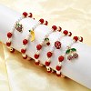 Brass Stretch Bracelets BJEW-C098-03-1
