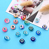27Pcs 27 Style Acrylic & Resin & Polymer Clay Rhinestone European Beads FPDL-S015-05D-3
