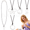 Aluminum Pendant Necklaces NJEW-NB00001-1