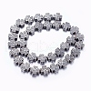 Non-magnetic Synthetic Hematite Beads Strands G-P338-11A-12mm-2