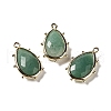Natural Green Aventurine Pendants G-B009-02G-Q-1
