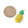 Seed Beads Beaded Charms PALLOY-MZ00338-2