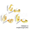 3 Pairs Elegant Fashionable Plastic Earring Sets ZG6884-9-1