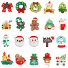 SUNNYCLUE 80Pcs 20 Styles Christmas Opaque Resin Cabochons RESI-SC0005-60-1