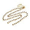 Brass Cable Chain Necklace Making KK-K337-12G-06-1