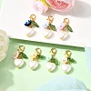 Opaque Resin Pendant Decorations HJEW-JM03456-1