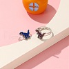 Dinosaur Alloy with Epoxy Adjustable Finger Rings for Kids FS-WG73FA2-01-1