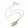 304 Stainless Steel Macrame Pouch Empty Stone Holder for Pendant Necklaces Making NJEW-JN04384-03-1