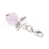 60Pcs Heart Angel Acrylic Pendant Decorations HJEW-JM03283-5