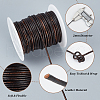 20M Round Cowhide Leather Cord WL-WH0015-01B-03-4