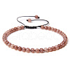 Adjustable Women's Plum Blossom Jasper Beaded Bracelet CN3407-11-1