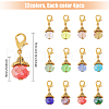 Glass Pendant Decorations HJEW-GL00007-2