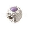 925 Sterling Silver Enamel Beads STER-L066-05S-04-2