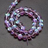 Synthetic Moonstone Beads Strands G-F143-8mm-02-2