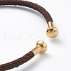 Braided Carbon Steel Wire Bracelet Making MAK-A017-B02-2