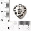 Retro 304 Stainless Steel Charms STAS-L284-18AS-07-3