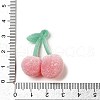 Flocky Resin Pendants FIND-I044-28-3