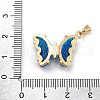 Brass Micro Pave Cubic Zirconia Pendants X-KK-F877-08G-3