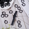 Gorgecraft 50Pcs Silicone Pendant SIL-GF0001-33B-4