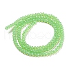 Baking Painted Transparent Glass Beads Strands DGLA-A034-J2mm-B09-3