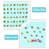100Pcs 10 Styles Tibetan Style Alloy Spacer Beads TIBEB-YW0001-14AG-5