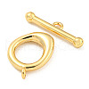 Brass Toggle Clasps KK-A223-09G-5