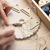 BENECREAT 1 Set Wood Cord Bracelet Knitting Loom Tool TOOL-BC0002-91-6