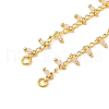 Brass Cable Chain Necklace Making KK-K337-12G-05-2